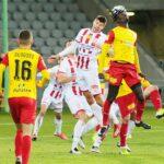 28.11.2020. Kielce. 28.11.2020. Kielce. 14. kolejka Fortuna 1 ligi. Korona Kielce - Resovia Rzeszów / Wiktor Taszłow / Radio Kielce