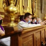 29.11.2020. Kielce. Uroczysta msza święta w szóstą rocznicę ingresu Ks. Biskupa Ordynariusza Jana Piotrowskiego / Wiktor Taszłow / Radio Kielce