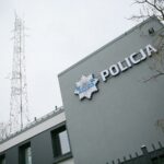 30.11.2020. Chmielnik. Komisariat policji / Wiktor Taszłow / Radio Kielce