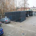 30.11.2020. Chmielnik. Komisariat policji / Wiktor Taszłow / Radio Kielce