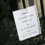 01.11.2020. Kielce. Okolice Cmentarza Starego / Wiktor Taszłow / Radio Kielce