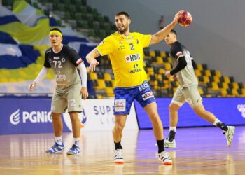 09.11.2020. Kielce. 4. kolejka PGNIG Superligi: Łomża Vive Kielce - Grupa Azoty Tarnów / Wiktor Taszłow / Radio Kielce