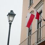 11.11.2020. Kielce. Święto Niepodległości. Flaga / Wiktor Taszłow / Radio Kielce