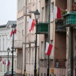 11.11.2020. Kielce. Święto Niepodległości. Flaga / Wiktor Taszłow / Radio Kielce