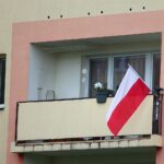 11.11.2020. Kielce. Święto Niepodległości. Flaga / Wiktor Taszłow / Radio Kielce