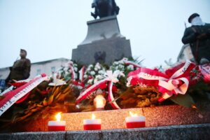 11.11.2020. Kielce. Uroczystości patriotyczne Stowarzyszenia Rekonstrukcji Historycznych „Jodła” / Wiktor Taszłow / Radio Kielce