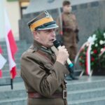 11.11.2020. Kielce. Uroczystości patriotyczne Stowarzyszenia Rekonstrukcji Historycznych „Jodła”. Na zdjęciu: Dionizy Krawczyński - prezes Stowarzyszenia Rekonstrukcji Historycznych „Jodła” / Wiktor Taszłow / Radio Kielce