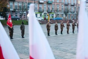 11.11.2020. Kielce. Uroczystości patriotyczne Stowarzyszenia Rekonstrukcji Historycznych „Jodła” / Wiktor Taszłow / Radio Kielce