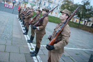 11.11.2020. Kielce. Uroczystości patriotyczne Stowarzyszenia Rekonstrukcji Historycznych „Jodła” / Wiktor Taszłow / Radio Kielce