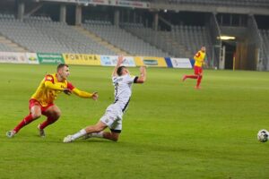 14.11.2020. Kielce. 12. kolejka Fortuna 1 Ligi Korona Kielce - Sandecja Nowy Sącz / Wiktor Taszłow / Radio Kielce