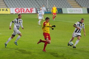 14.11.2020. Kielce. 12. kolejka Fortuna 1 Ligi Korona Kielce - Sandecja Nowy Sącz / Wiktor Taszłow / Radio Kielce