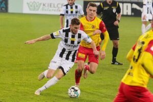 14.11.2020. Kielce. 12. kolejka Fortuna 1 Ligi Korona Kielce - Sandecja Nowy Sącz / Wiktor Taszłow / Radio Kielce