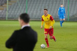 14.11.2020. Kielce. 12. kolejka Fortuna 1 Ligi Korona Kielce - Sandecja Nowy Sącz / Wiktor Taszłow / Radio Kielce