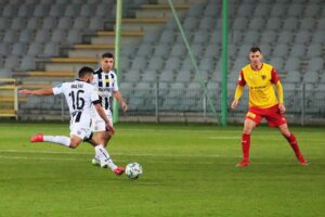 14.11.2020. Kielce. 12. kolejka Fortuna 1 Ligi Korona Kielce - Sandecja Nowy Sącz / Wiktor Taszłow / Radio Kielce