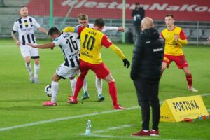 14.11.2020. Kielce. 12. kolejka Fortuna 1 Ligi Korona Kielce - Sandecja Nowy Sącz / Wiktor Taszłow / Radio Kielce