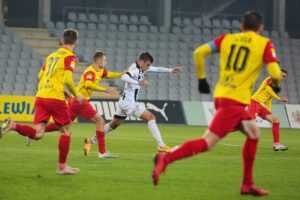 14.11.2020. Kielce. 12. kolejka Fortuna 1 Ligi Korona Kielce - Sandecja Nowy Sącz / Wiktor Taszłow / Radio Kielce