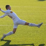 15.11.2020. Łagów. 20. kolejka piłkarskiej III ligi. ŁKS Probudex - KSZO 1929 Ostrowiec / Wiktor Taszłow / Radio Kielce