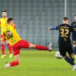 18.11.2020 Kielce. Fortuna 1 Liga. Korona Kielce - Stomil Olsztyn / Wiktor Taszłow / Radio Kielce