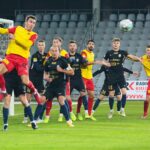 18.11.2020 Kielce. Fortuna 1 Liga. Korona Kielce - Stomil Olsztyn / Wiktor Taszłow / Radio Kielce