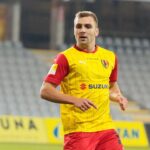 18.11.2020 Kielce. Fortuna 1 Liga. Korona Kielce - Stomil Olsztyn / Wiktor Taszłow / Radio Kielce