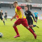 18.11.2020 Kielce. Fortuna 1 Liga. Korona Kielce - Stomil Olsztyn / Wiktor Taszłow / Radio Kielce