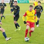 18.11.2020 Kielce. Fortuna 1 Liga. Korona Kielce - Stomil Olsztyn / Wiktor Taszłow / Radio Kielce