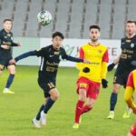 18.11.2020 Kielce. Fortuna 1 Liga. Korona Kielce - Stomil Olsztyn / Wiktor Taszłow / Radio Kielce