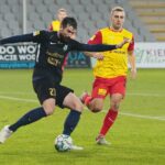 18.11.2020 Kielce. Fortuna 1 Liga. Korona Kielce - Stomil Olsztyn / Wiktor Taszłow / Radio Kielce