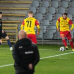 18.11.2020 Kielce. Fortuna 1 Liga. Korona Kielce - Stomil Olsztyn / Wiktor Taszłow / Radio Kielce