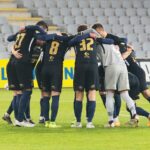 18.11.2020 Kielce. Fortuna 1 Liga. Korona Kielce - Stomil Olsztyn / Wiktor Taszłow / Radio Kielce