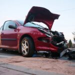 24.11.2020. Cedzyna. Wypadek trzech aut / Wiktor Taszłow / Radio Kielce