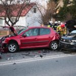 24.11.2020. Cedzyna. Wypadek trzech aut / Wiktor Taszłow / Radio Kielce