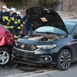 24.11.2020. Cedzyna. Wypadek trzech aut / Wiktor Taszłow / Radio Kielce