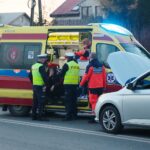 24.11.2020. Cedzyna. Wypadek trzech aut / Wiktor Taszłow / Radio Kielce