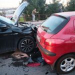 24.11.2020. Cedzyna. Wypadek trzech aut / Wiktor Taszłow / Radio Kielce