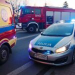 24.11.2020. Cedzyna. Wypadek trzech aut / Wiktor Taszłow / Radio Kielce