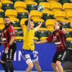 25.11.2020. Kielce. 8. kolejka Ligi Mistrzów. Łomża Vive Kielce - Vardar Skopje / Wiktor Taszłow / Radio Kielce