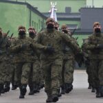 20.12.2020 Kielce. Przysięga żołnierzy WOT / Daniel Woś / 10. ŚBOT