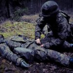 11.12.2020 Świętoszów. „Pętla taktyczna” świętokrzyskich Terytorialsów / starszy szeregowy Daniel Woś / ŚBOT