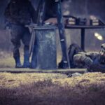 11.12.2020 Świętoszów. „Pętla taktyczna” świętokrzyskich Terytorialsów / starszy szeregowy Daniel Woś / ŚBOT