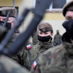 12.12.2020 Świętoszów. Przysięga świętokrzyskich Terytorialsów / starszy szeregowy Daniel Woś / ŚWOT