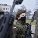 12.12.2020 Świętoszów. Przysięga świętokrzyskich Terytorialsów / starszy szeregowy Daniel Woś / ŚWOT