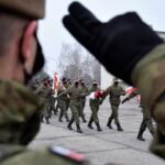 12.12.2020 Świętoszów. Przysięga świętokrzyskich Terytorialsów / starszy szeregowy Daniel Woś / ŚWOT