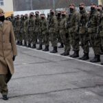 12.12.2020 Świętoszów. Przysięga świętokrzyskich Terytorialsów / starszy szeregowy Daniel Woś / ŚWOT