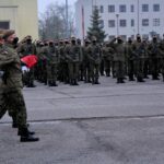 12.12.2020 Świętoszów. Przysięga świętokrzyskich Terytorialsów / starszy szeregowy Daniel Woś / ŚWOT