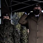 12.12.2020 Świętoszów. Przysięga świętokrzyskich Terytorialsów / starszy szeregowy Daniel Woś / ŚWOT