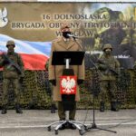 12.12.2020 Świętoszów. Przysięga świętokrzyskich Terytorialsów / starszy szeregowy Daniel Woś / ŚWOT