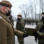 20.12.2020 Kielce. Przysięga żołnierzy WOT / Daniel Woś / 10. ŚBOT