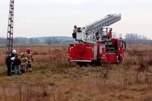 16.12.2020. Borszowice. Akcja strażaków / OSP Motkowice