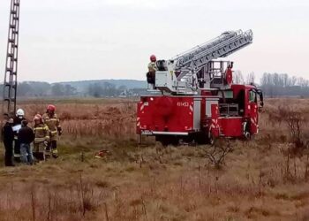 16.12.2020. Borszowice. Akcja strażaków / OSP Motkowice